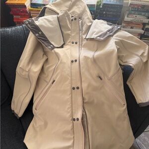 Free People Movement Rain Parka in Whipped Cream